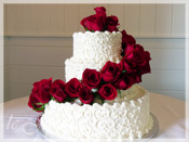 Wedding Cake Rose Decoration