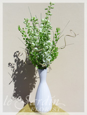 Custom Made White & Green Flower Arrangements
